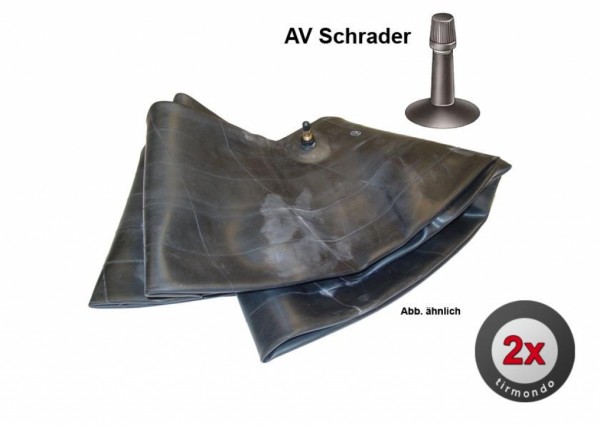 2x Schlauch S 12 1/2x2 1/4 +A/V Schrader+
