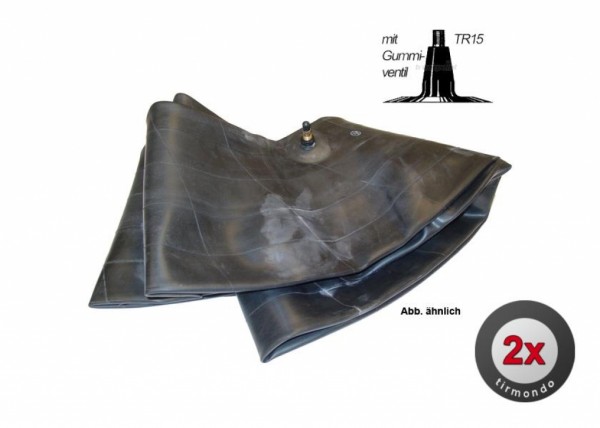 2x Schlauch S 6.70/7.50-15 +TR15 +