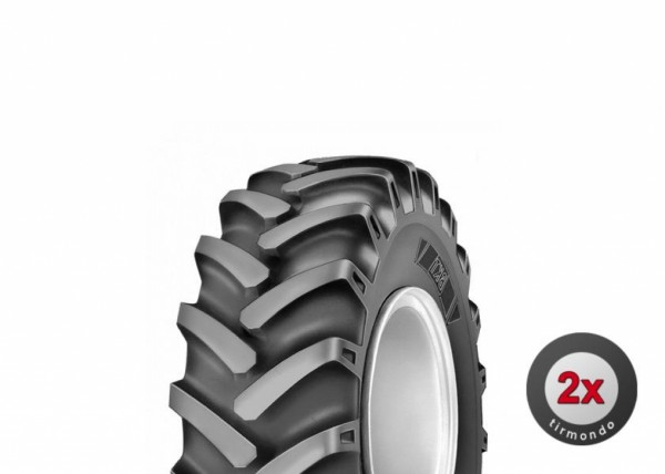 2x 405/70R24 BKT MP600 18PR