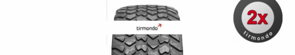 2x 500/60R22.5 MICHELIN CARGO 155D