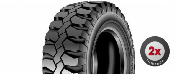 2x 375/75R20 MICHELIN XZSL 375R